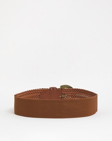 Dark Tan Woven Belt