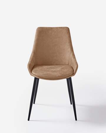 Oslo Round Dining Table with 4 Etta Faux Leather Chairs