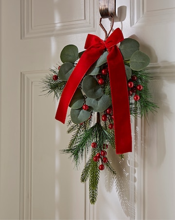 Frosted Red Berry Swag