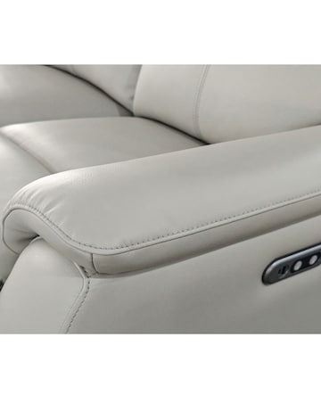 Aspire Kingsmere Leather Power Recliner Corner Sofa