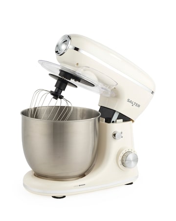 Salter Retro Stand Mixer Cream