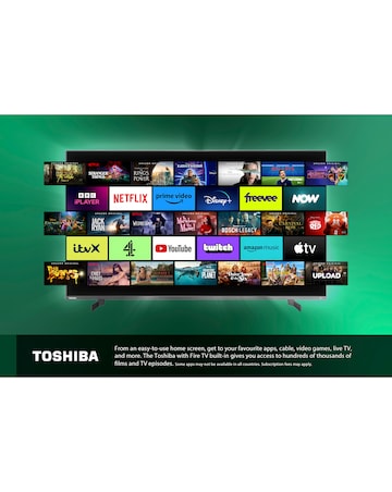 Toshiba Fire 55QF5D53DB 55in Smart 4K UHD HDR QLED TV