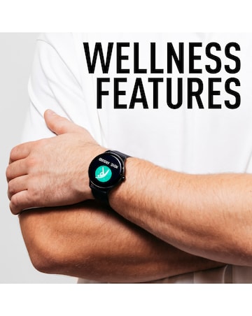 Reflex Active Series 22 Silicone Calling Strap Watch - Black