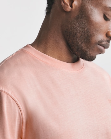 Union Garment Dyed T-Shirt- Washed Coral