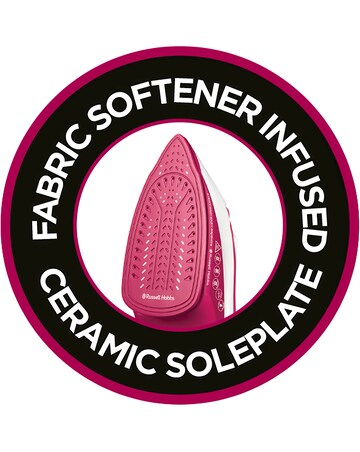 Russell Hobbs Light & Easy Brights Iron 2400W - Berry