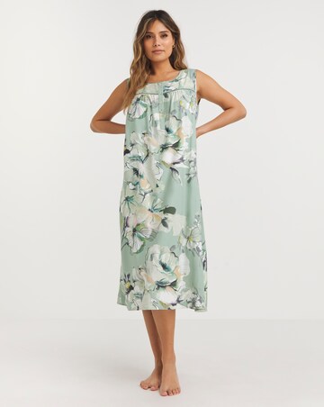 Nora Rose Julia Built Up Shoulder Long Nightdress