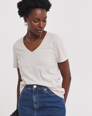 3 Pack V Neck Short Sleeve T-Shirt