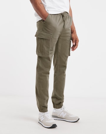 Elasticated Waist Cuffed Cargo