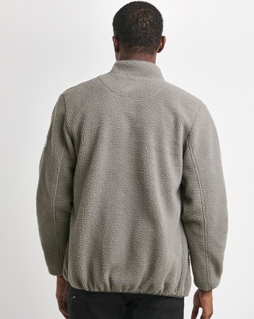 Snowdonia Grey Zip Through Fleece