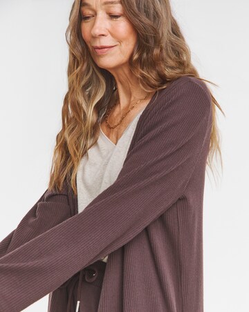 Chocolate Soft Touch Cardigan
