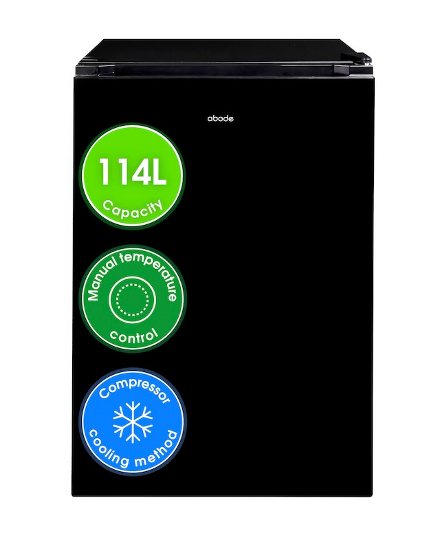 Abode 50cm Undercounter Larder Fridge - Black