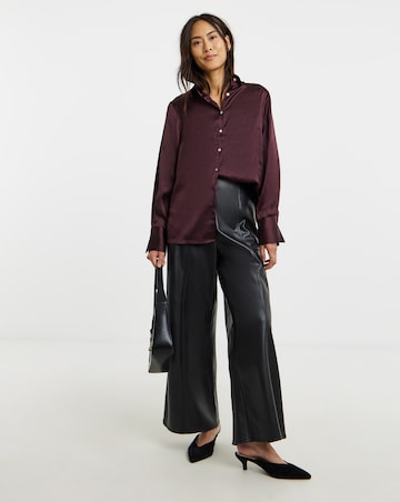 Classic Satin Long Sleeve Shirt