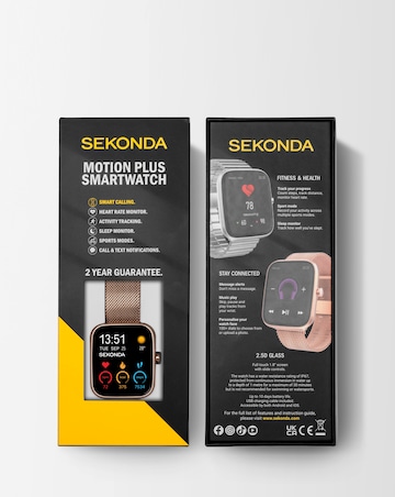 Sekonda Motion Plus Smart Watch - Rose Gold Alloy & Stainless Steel Mesh