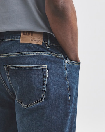 Loose Fit Stretch Jeans Darkwash