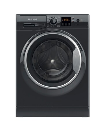 Hotpoint Anti-Stain NSWM 846 BS UK 8kg 1400rpm Washing Machine Black + Install