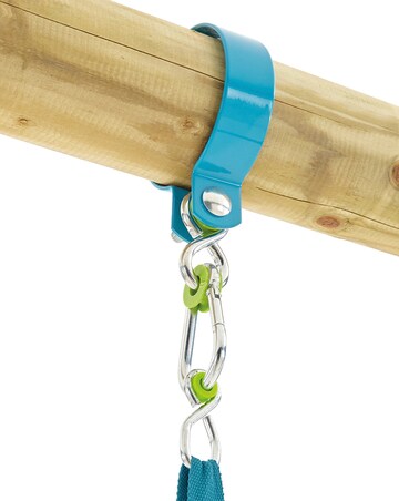 TP Eagle Wooden Swing Set with Large Nest Swing