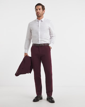 Tapered Fit Flat Front Trouser