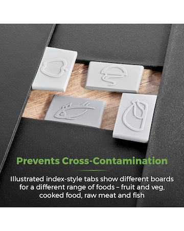 Tower 4 Piece Chopping Board Set