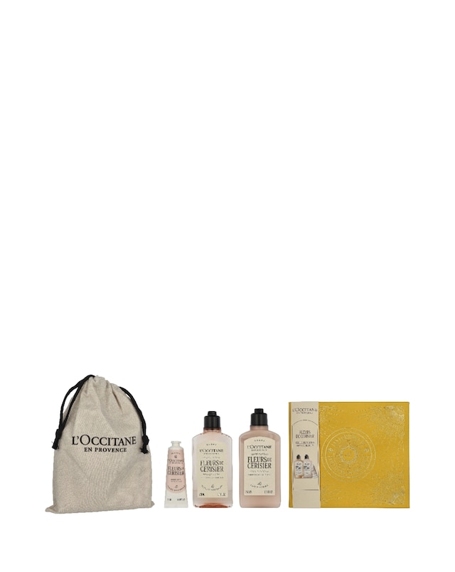 L'Occitane Cherry Blossom Body 3 Piece Gift Set