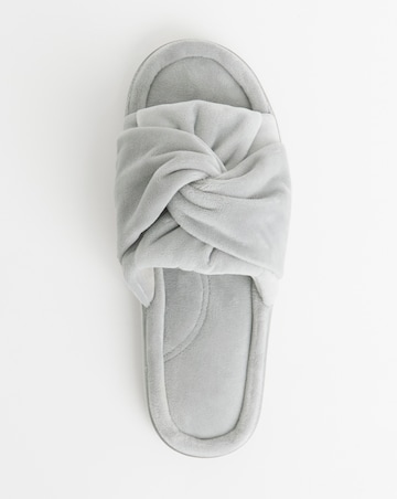 Alondra Twist Upper Mule Slipper - Wide Fit (E)