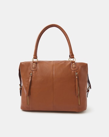 Accessorize Double Zip Shoulder Bag