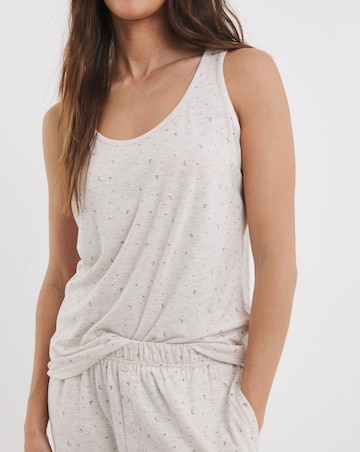 Pretty Lounge Moon & Star Print Culotte Set