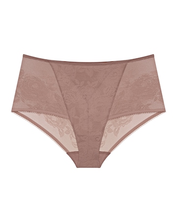 Triumph Wild Rose Sensation Maxi Knicker Choc Mousse