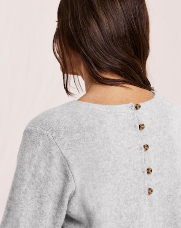 Julipa Button Detail Longline Jumper