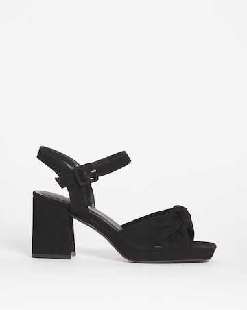 Missy Knotted Heeled Sandal EEE Fit
