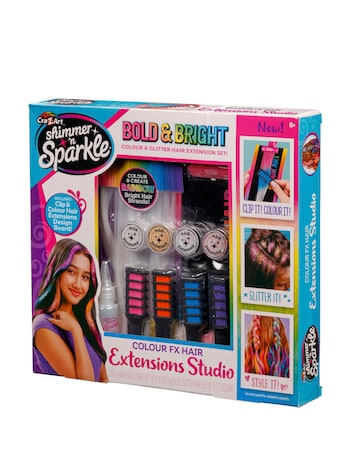 Shimmer N Sparkle Colour FX Hair Extensions Studio