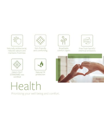 Jay-Be Natural Fresh Bamboo Hybrid 2000 e-Pocket Mattress