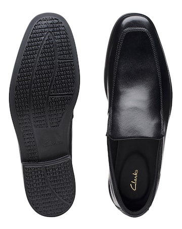 Clarks Howard Edge Shoes - Black