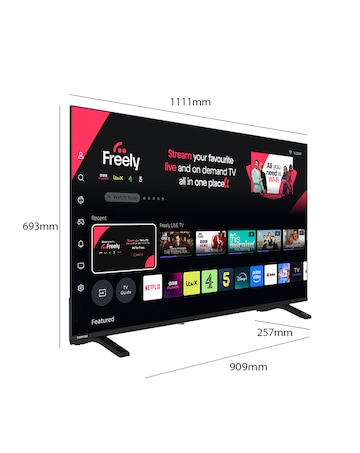 Toshiba 50UV1563DB 50in 4k Ultra HD Smart TV with Freely
