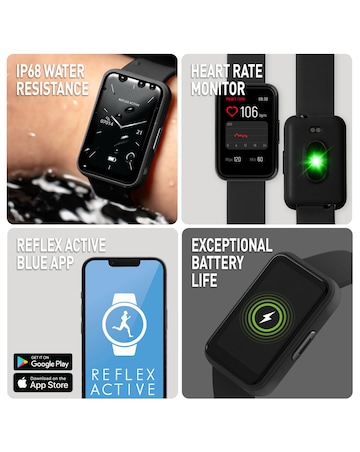 Reflex Active Series 49 Smart Calling Watch - Black
