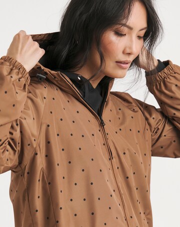 Spot Print Lightweight Raincoat