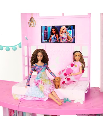 Barbie Dreamhouse Playset with 75+ Accessories & 3-Story Slide