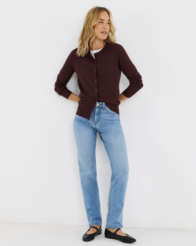 24/7 Light Blue Straight Leg Jeans