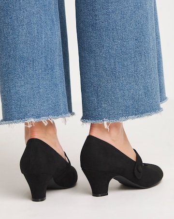 Vallie Mary Jane Heeled Shoe Wide E Fit