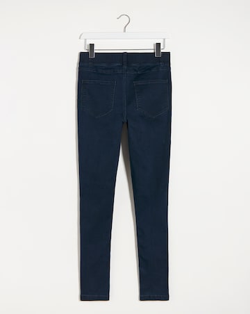 Simply Be Amber Dark Indigo Pull On Skinny Jeggings