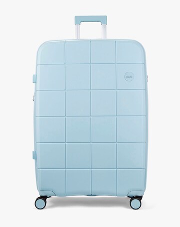Rock Pixel Large Suitcase - Pastel Blue