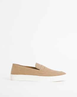 Suede Look Cupsole Loafer Standard Fit