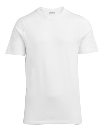 Heavyweight Crew Neck T-Shirt Long Length-White