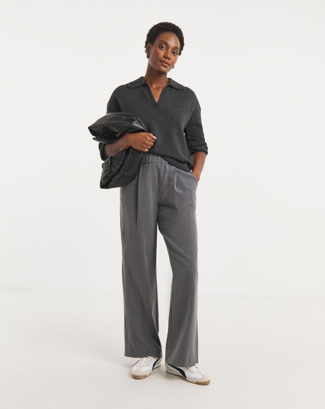 Ladies Grey Trousers | Plus Sizes | JD Williams