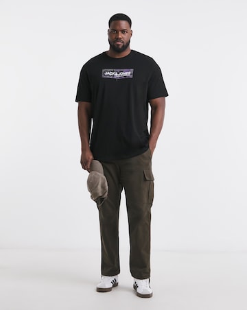 Jack & Jones Graffiti Logo T-Shirt 5 Pack - Multi