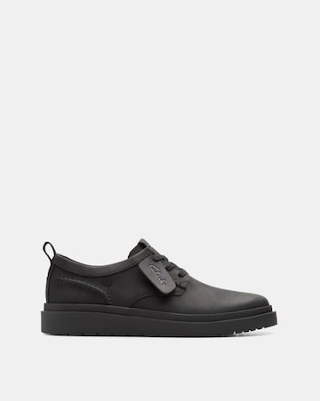 Clarks Polden Lace Shoe - Black