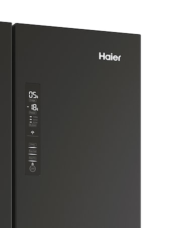 Haier HFR5719ENPB 70cm French Door Fridge Freezer - Black
