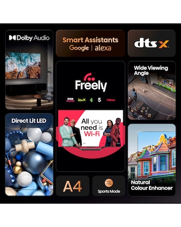 Hisense 32A4QTUK 32in Full HD LED Smart TV with Freely