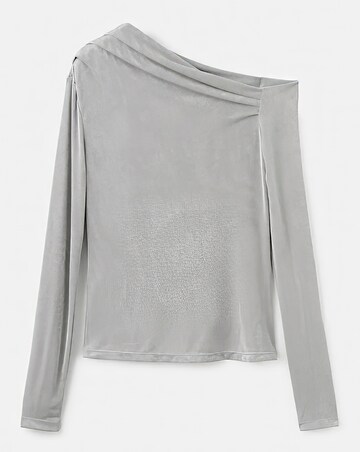 Mango Grey Bardot Top