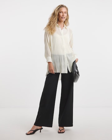 Textured Chiffon Shirt