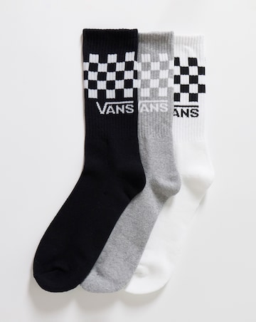 VANS Classic Check Crew 3Pk Socks